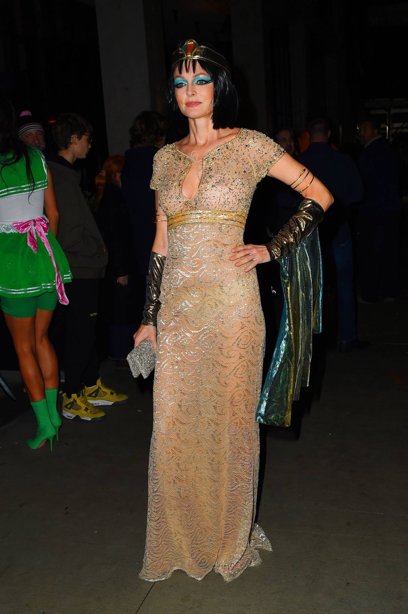 Heather Graham 2022 : Heather Graham – Arrives at Heidi Klums Halloween party in New York-06
