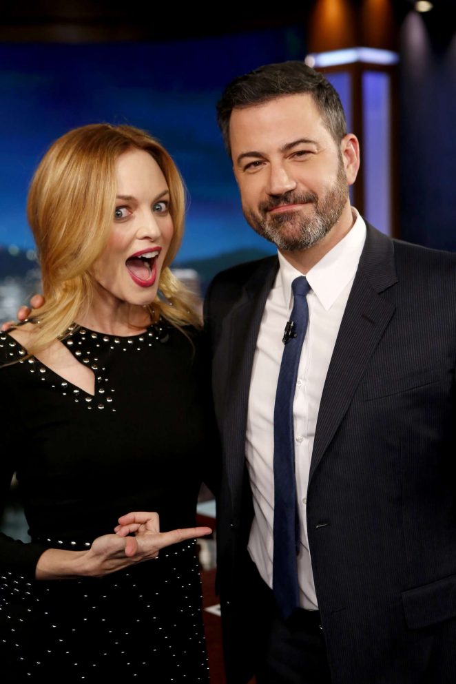Heather Graham at Jimmy Kimmel Live! in Los Angeles