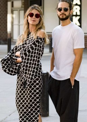 Heidi Klum and boyfriend Tom Kaulitz out in New York