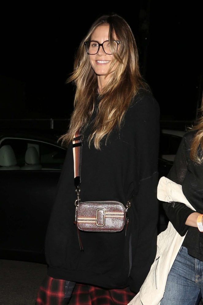 Heidi Klum at the Janet Jackson State of The World Tour in Hollywood