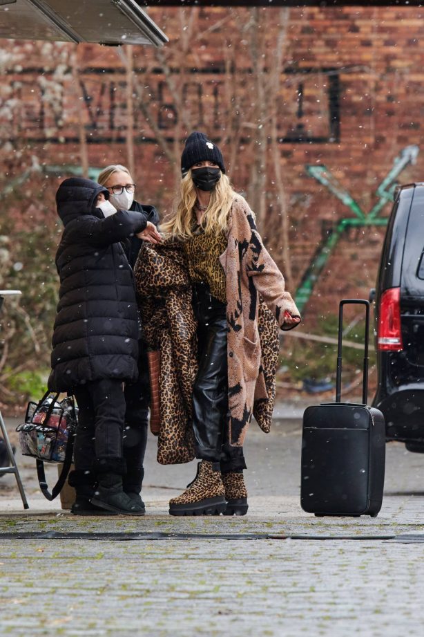 Heidi Klum - Filming 16th season of Germany's Next Topmodel in Berlin