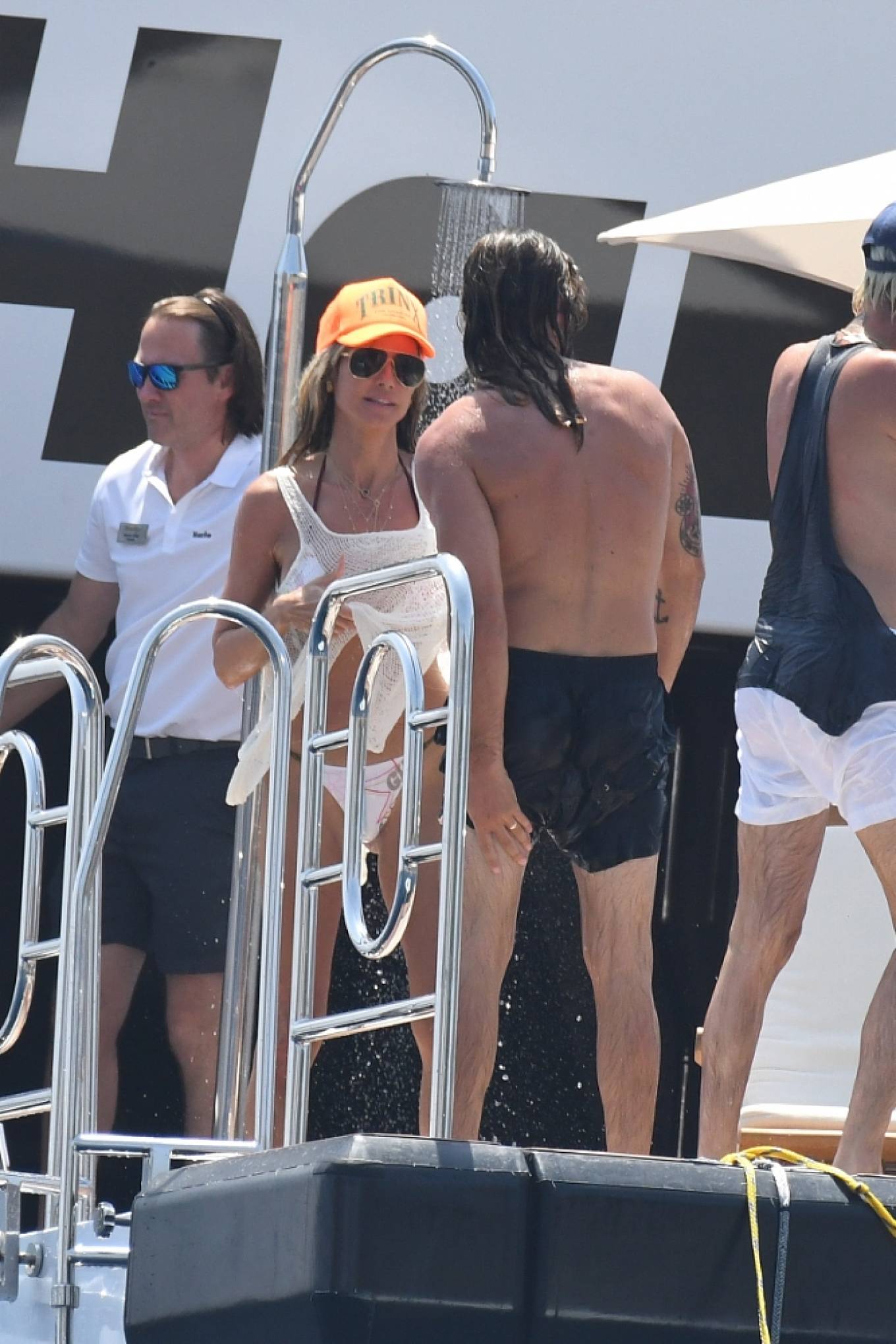 Heidi Klum With Leni Klum Soak On A Luxury Yacht In Capri 83 Gotceleb