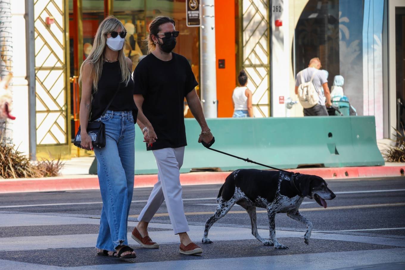 Heidi Klum 2021 : Heidi Klum – With Tom Kaulitz go shopping in Beverly Hills-12