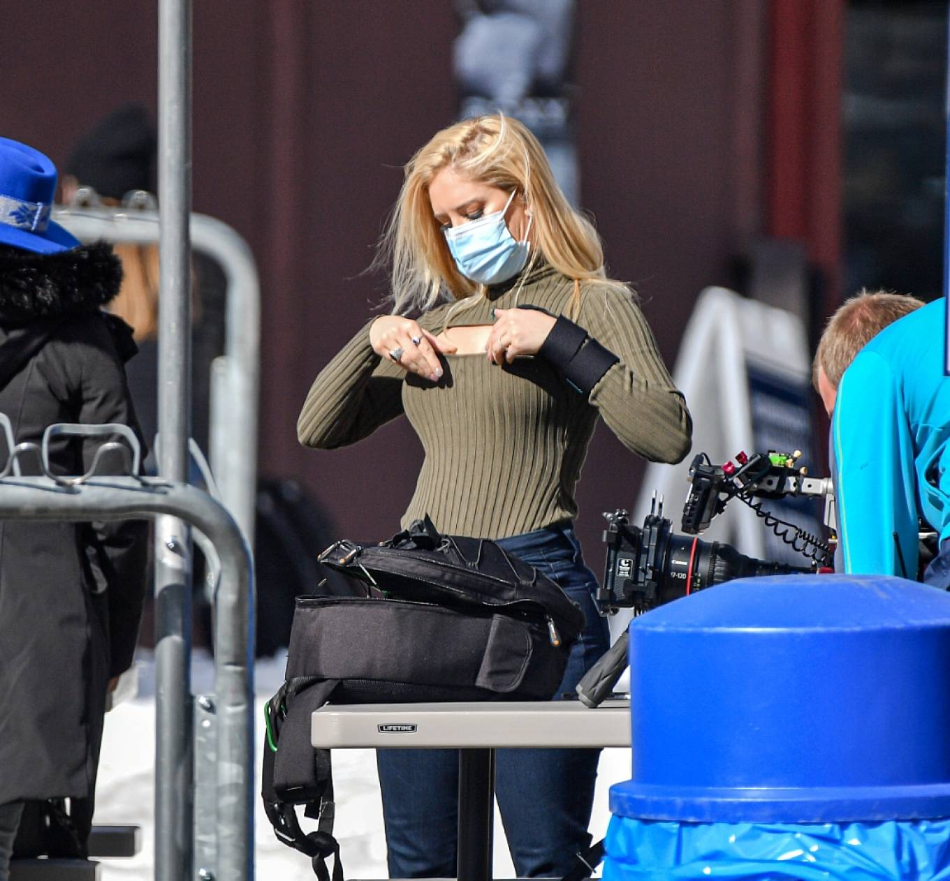 Heidi Montag - Filming of her reality show 'The Hills: New Beginnings' in Lake Tahoe