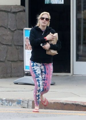 Heidi Montag Leaving a pharmacy in Brentwood