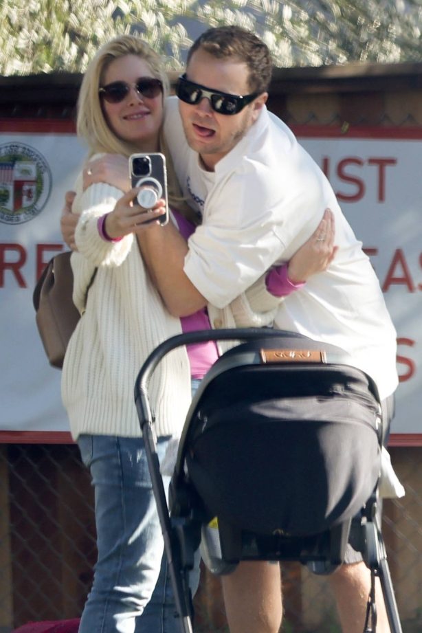 Heidi Montag - With Spencer Pratt seen at the park in Los Angeles