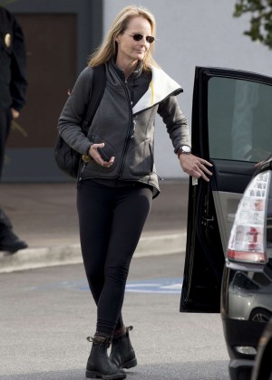 Helen Hunt out in Los Angeles