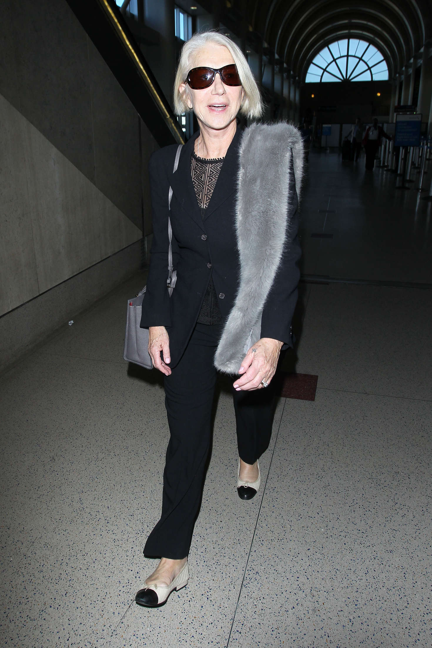 Helen Mirren at LAX Airport -16 | GotCeleb