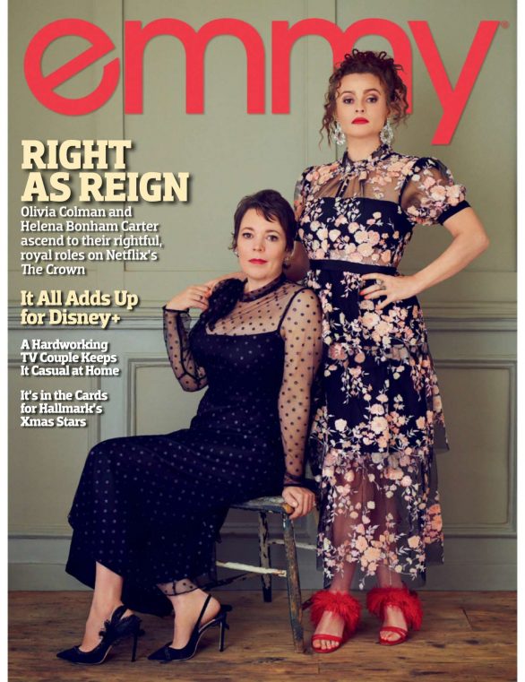 Helena Bonham Carter and Olivia Colman - Emmy Magazine (December 2019)