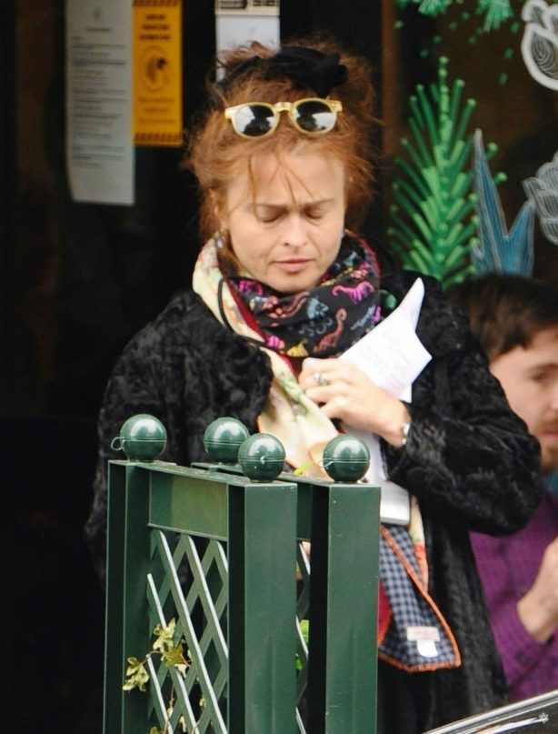 Helena Bonham Carter - Out for a stroll in North London