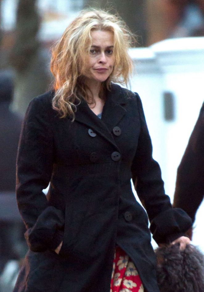 Helena Bonham Carter out in London