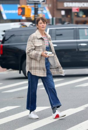 Helena Christensen - Out In New York City