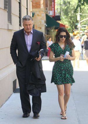 Hilaria and Alec Baldwin out in NYC