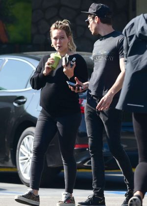 Hilary Duff and Matthew Koma at Whole Foods in Los Angeles