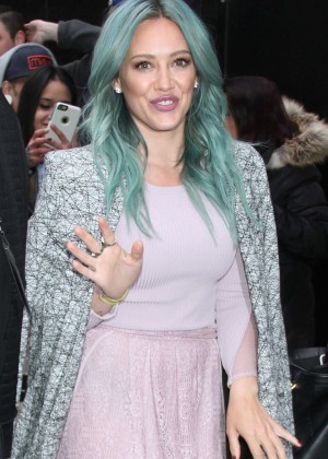 Hilary Duff - Arriving at 'Good Morning America' in NYC