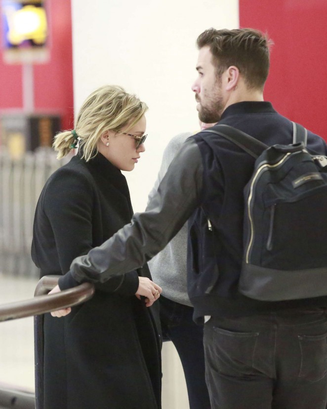 Hilary Duff at LAX in Los Angeles