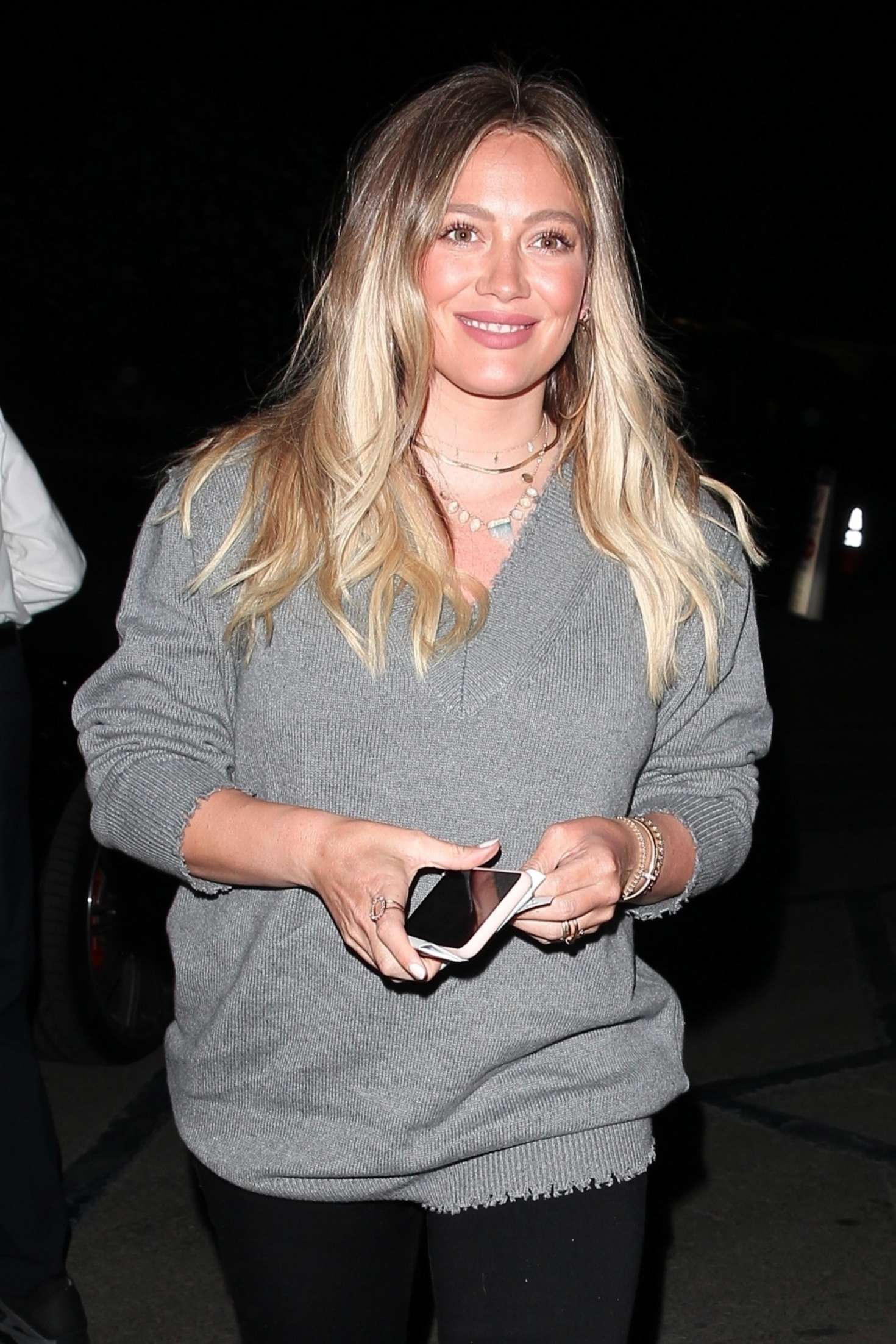 Hilary Duff at the Hollywood Bowl in LA