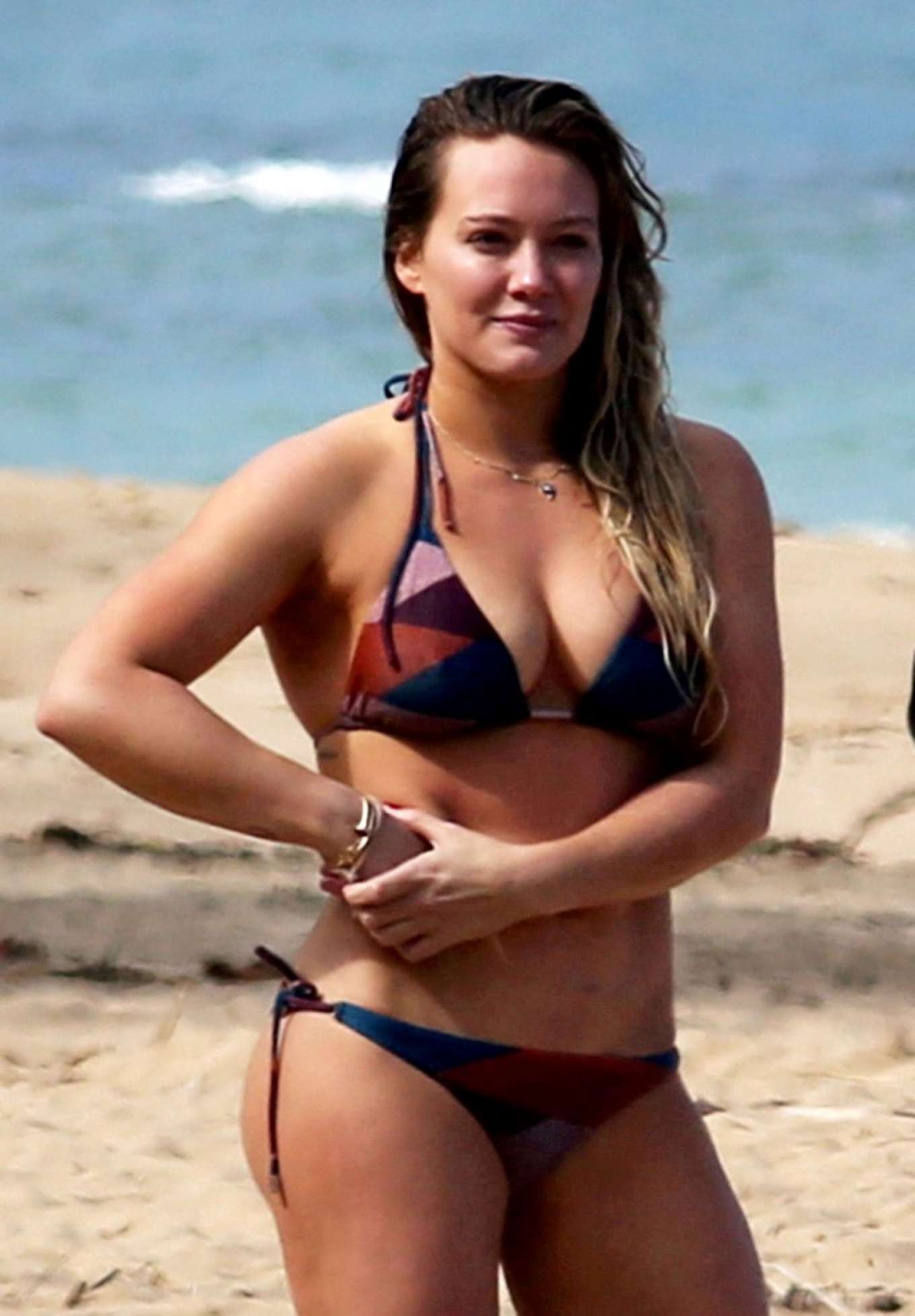 Hilary Duff - Bikini Candids at a Beach in Hawaii