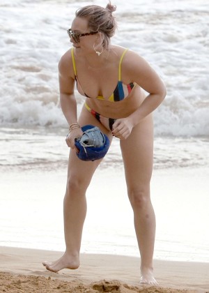 Hilary Duff in Bikini in Hawaii