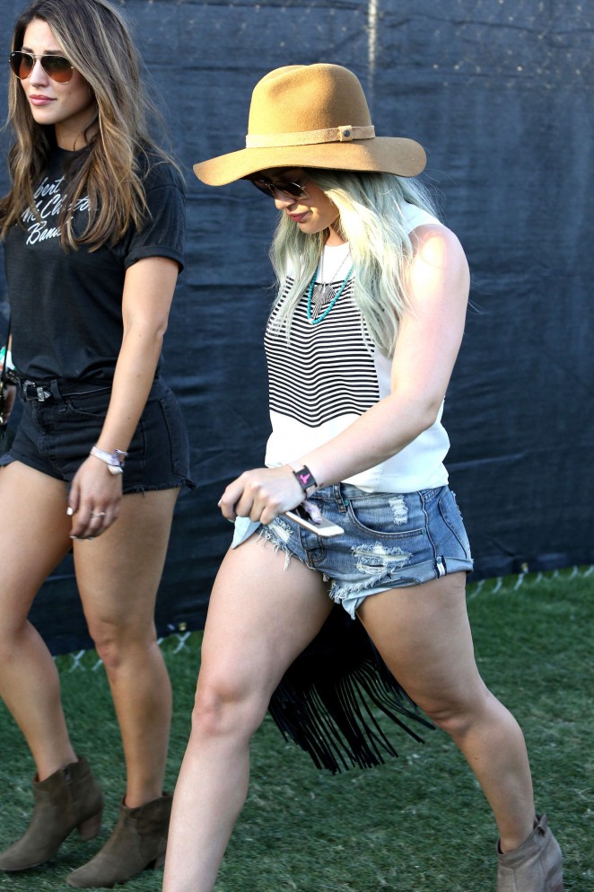 Hilary Duff - Coachella Music Festival Day 2 in Indio