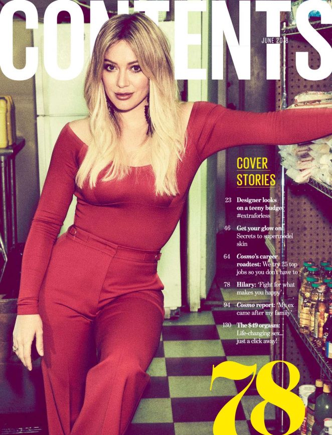 Hilary Duff - Cosmopolitan Australia Magazine (June 2018)