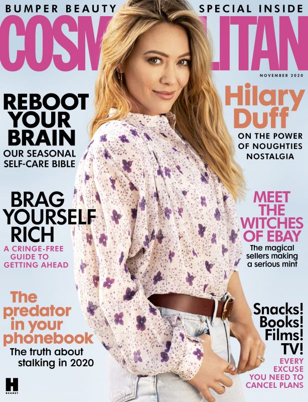 Hilary Duff - Cosmopolitan magazine (UK - November 2020)