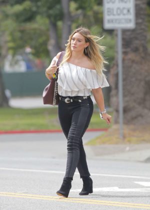 Hilary Duff - Doing some shopping in West Hollywood