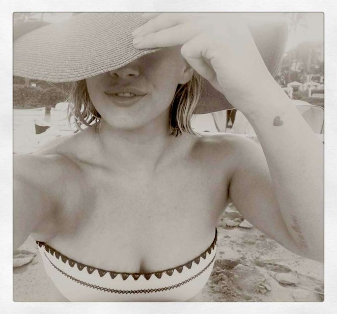 Hilary Duff in a Bikini - Instagram Pic