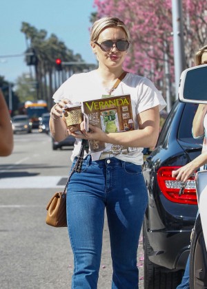 Hilary Duff in Jeans Out and about in Los Angeles