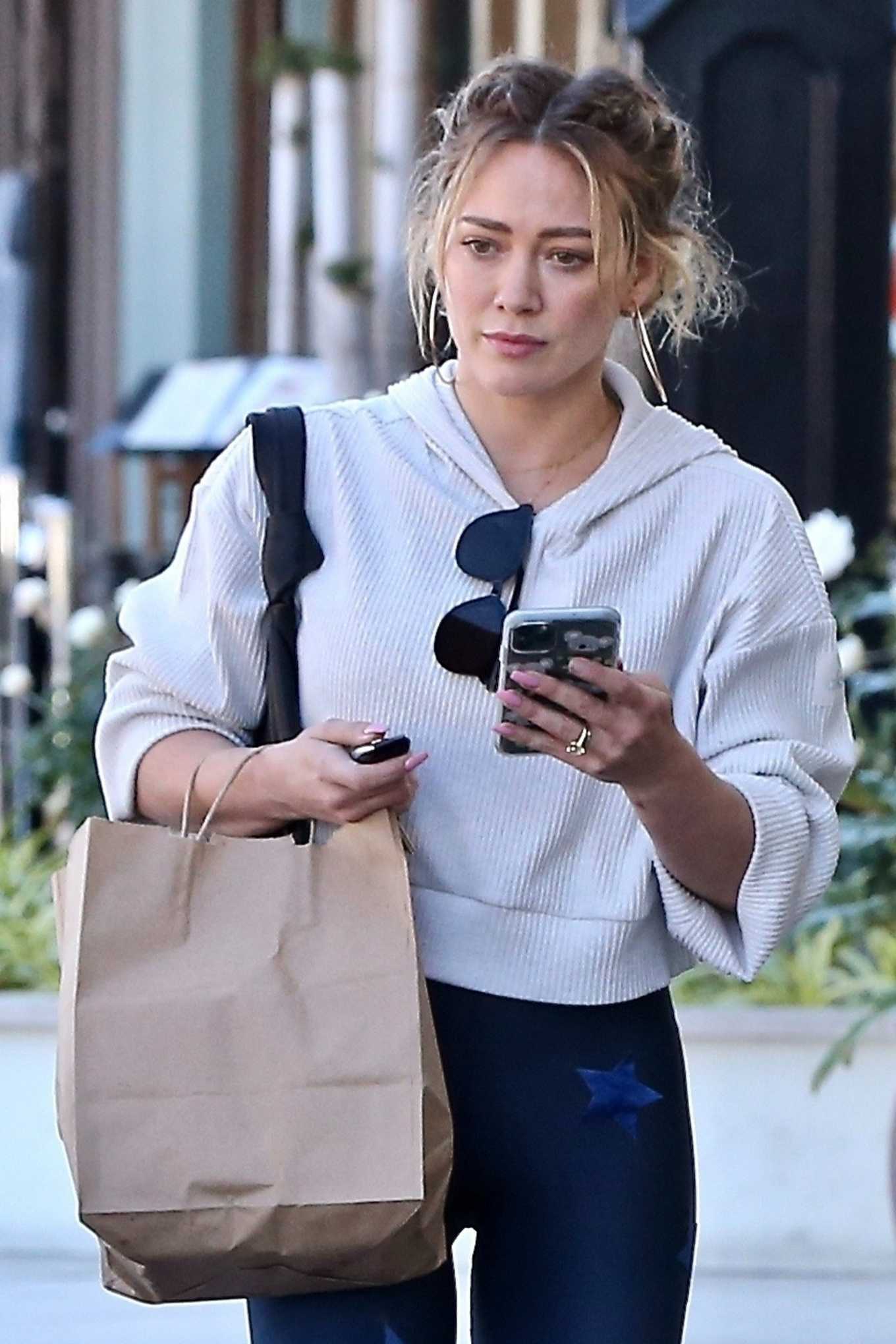 Hilary Duff - In tight seen while out in Studio City