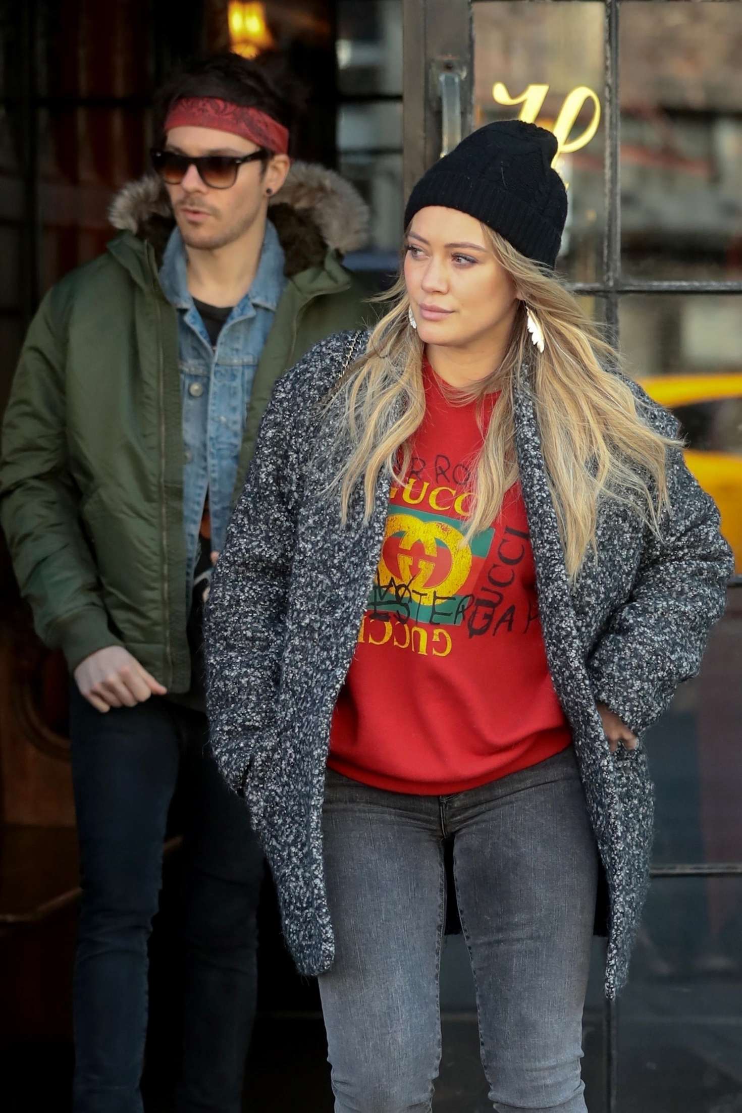Hilary Duff - Leaves her hotel in NYC