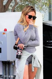 Hilary Duff - Leaves Yoga session in Beverly Hills