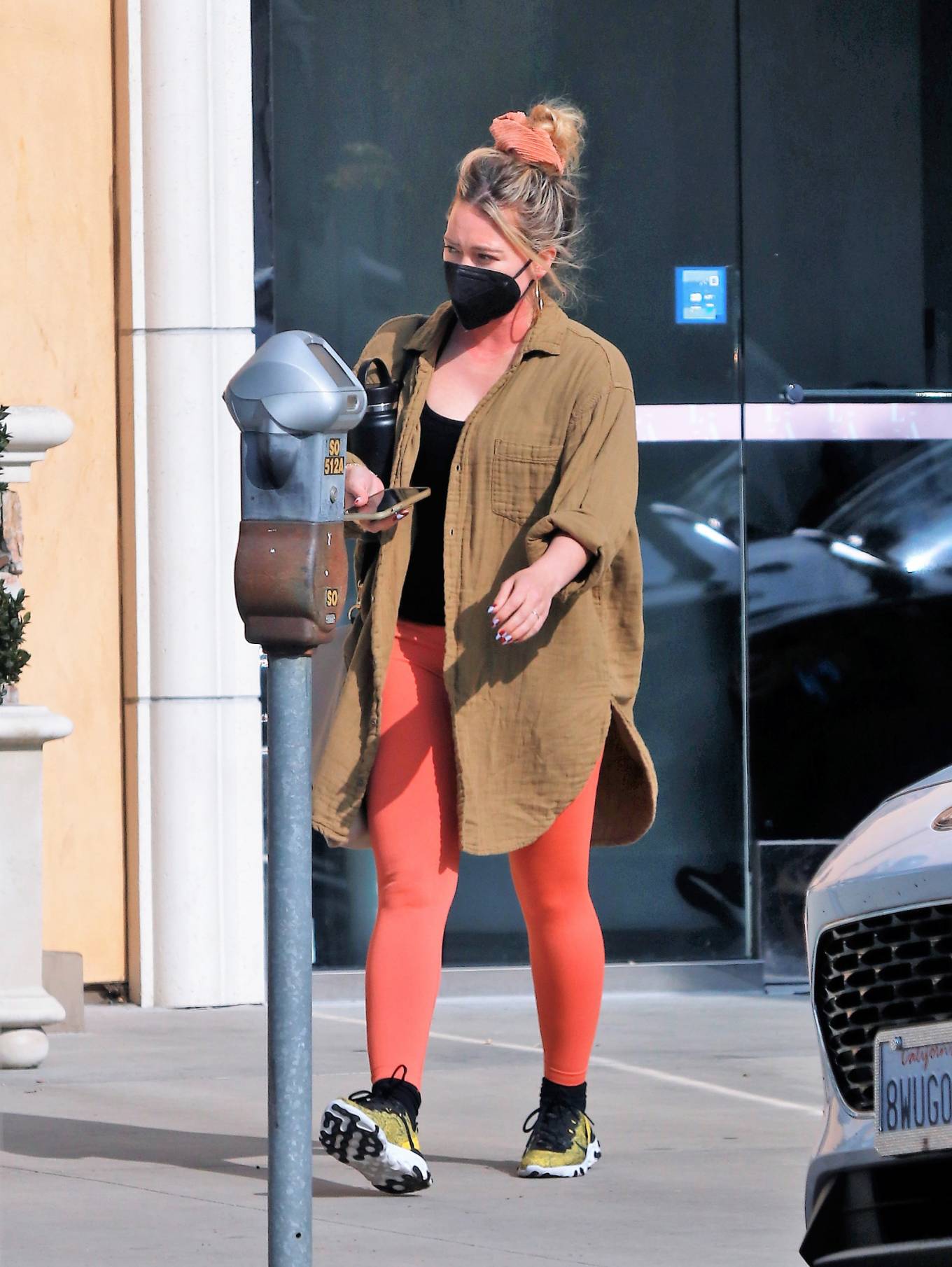 Hilary Duff 2021 : Hilary Duff – leaving a salon in Los Angeles-04