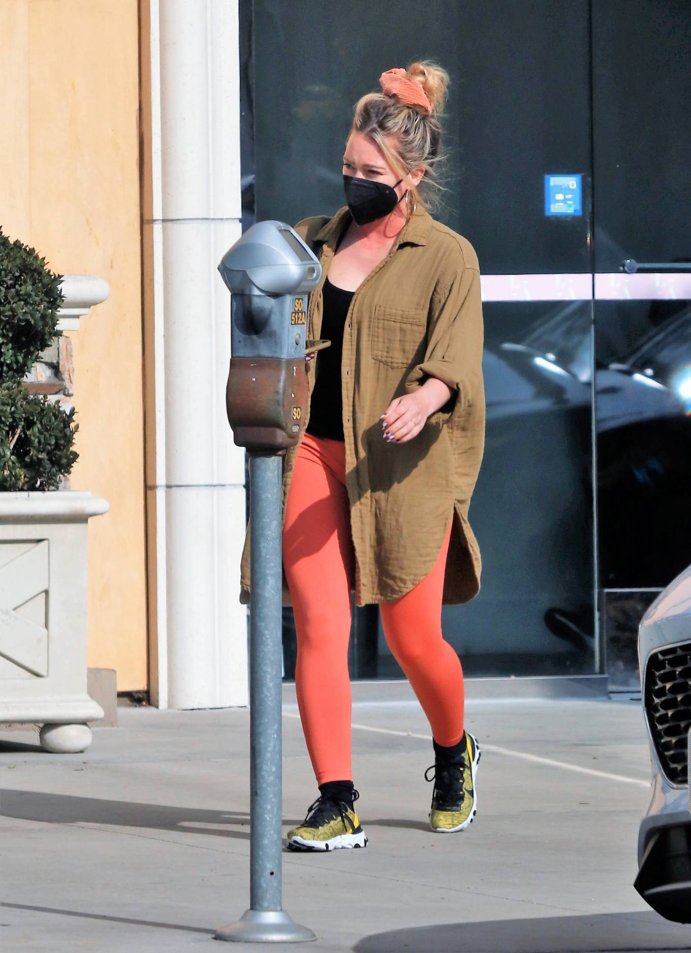 Hilary Duff 2021 : Hilary Duff – leaving a salon in Los Angeles-07