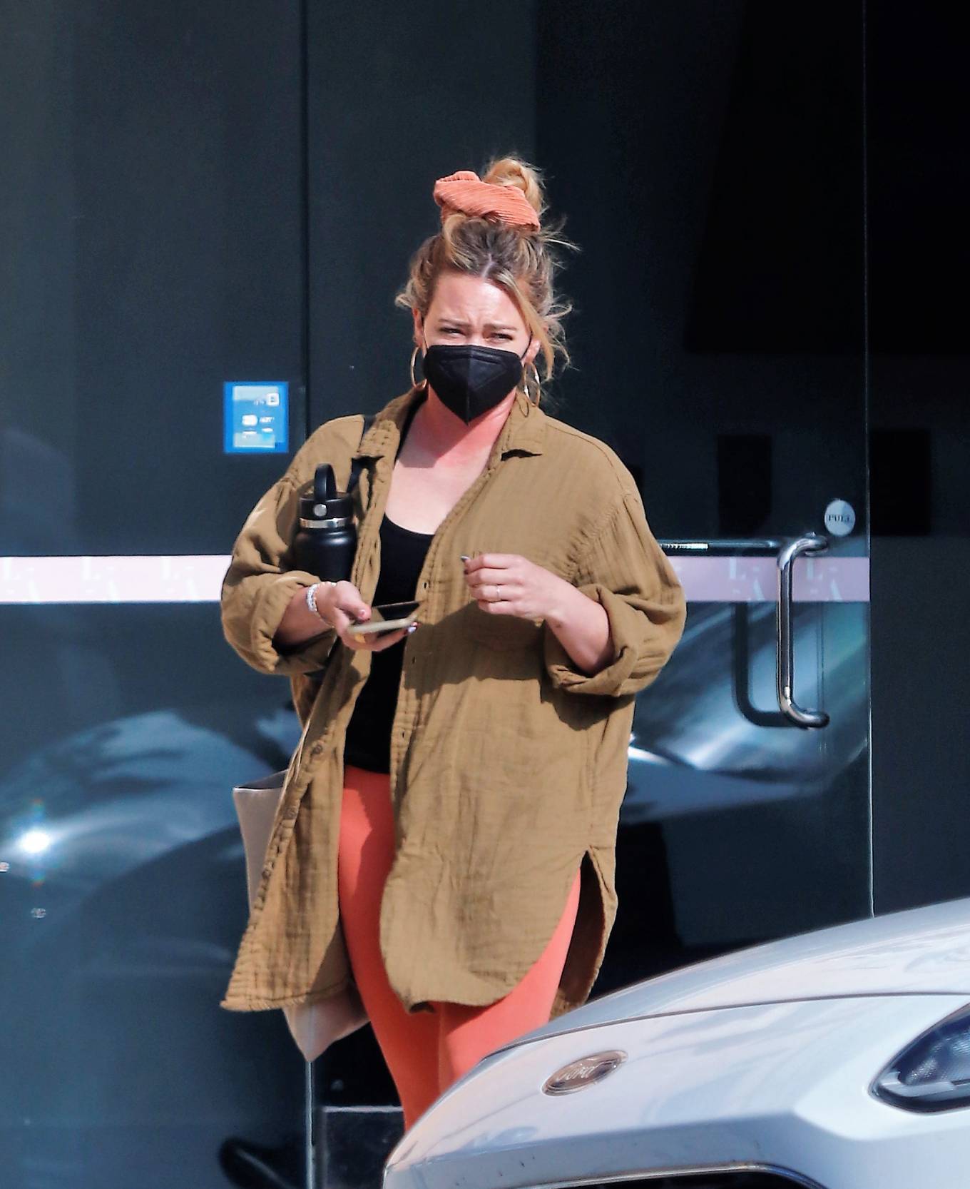 Hilary Duff 2021 : Hilary Duff – leaving a salon in Los Angeles-13