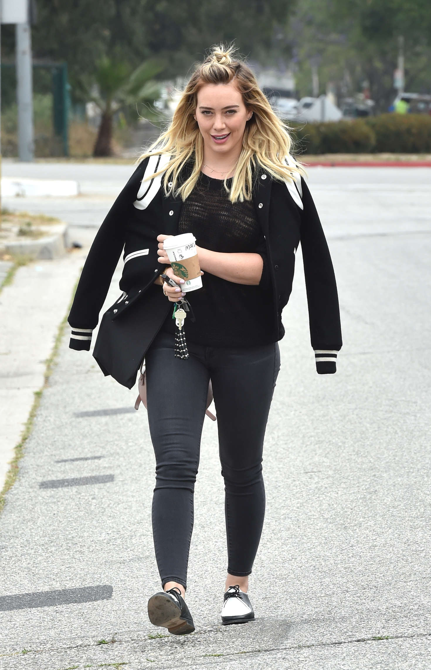 Hilary Duff - Leaving an Office Building in Beverly Hills