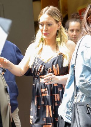 Hilary Duff - Leaving the 'Today Show' in New York