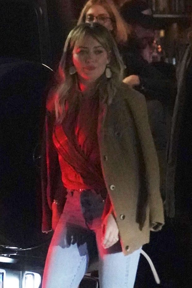 Hilary Duff - Night out in Los Angeles