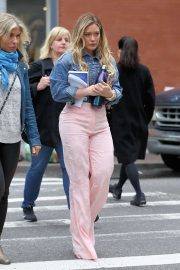 Hilary Duff on the set of 'Younger' in New York City