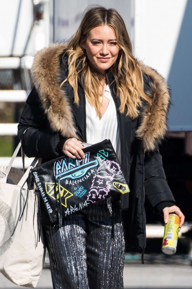 Hilary Duff on the set of 'Younger' in NYC