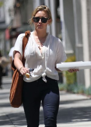 Hilary Duff - Out and about in Los Angeles