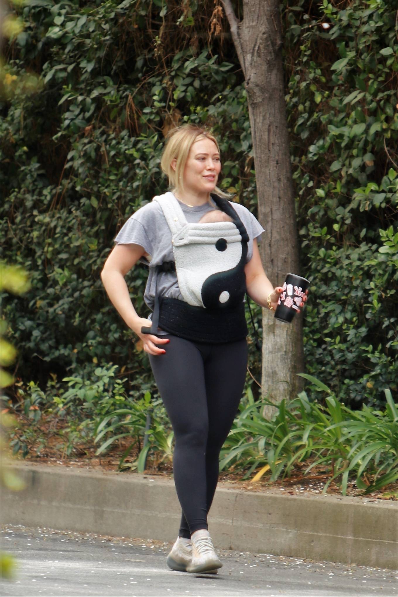 Hilary Duff 2021 : Hilary Duff – out for a hike in Studio City-07