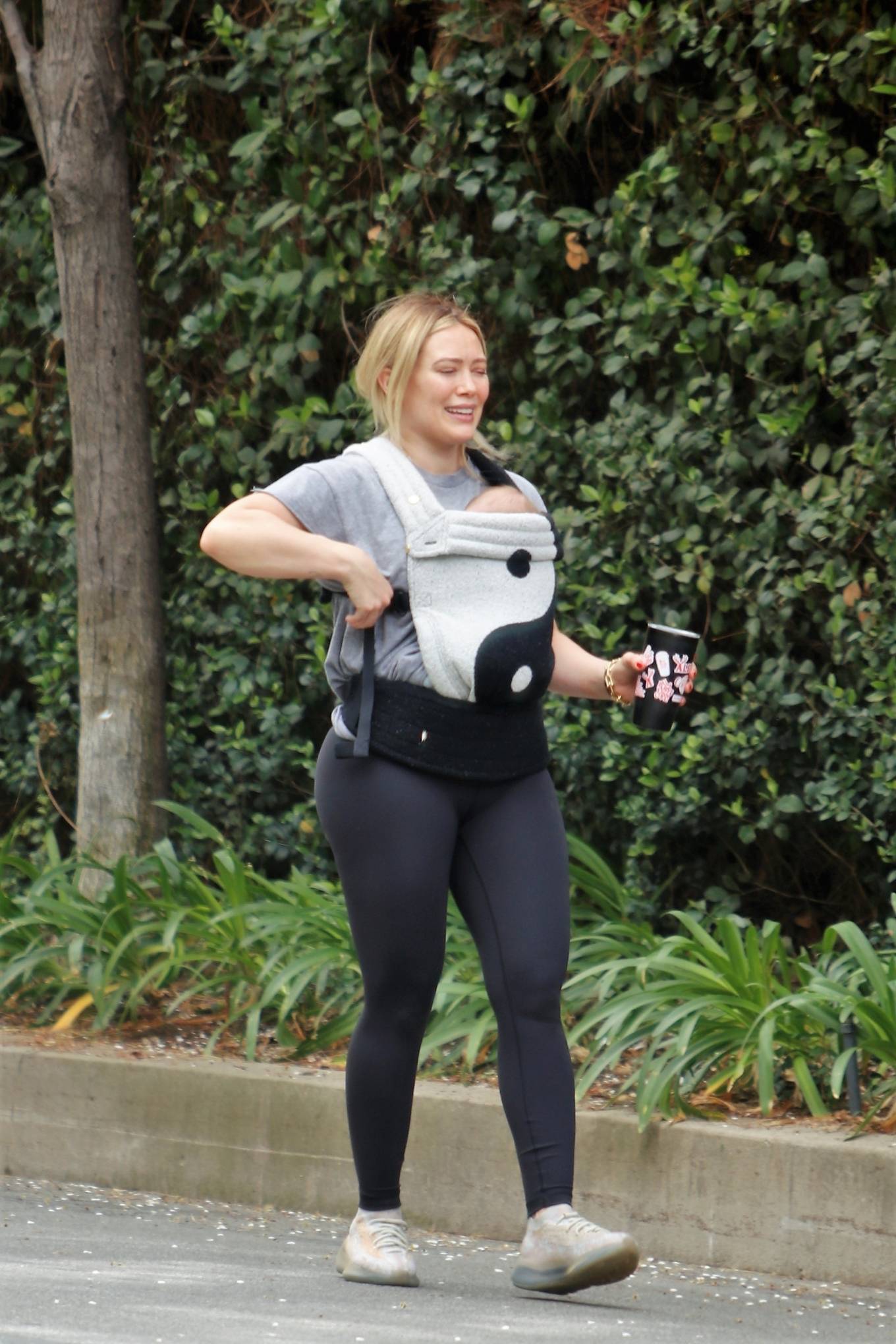 Hilary Duff 2021 : Hilary Duff – out for a hike in Studio City-13