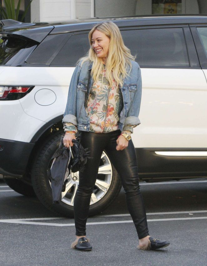 Hilary Duff Out for a Sushi Dinner in Beverly Hills