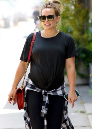 Hilary Duff - Out for lunch in Sherman Oaks