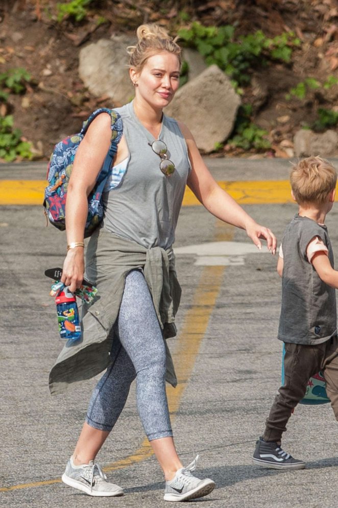 Hilary Duff out in Los Angeles