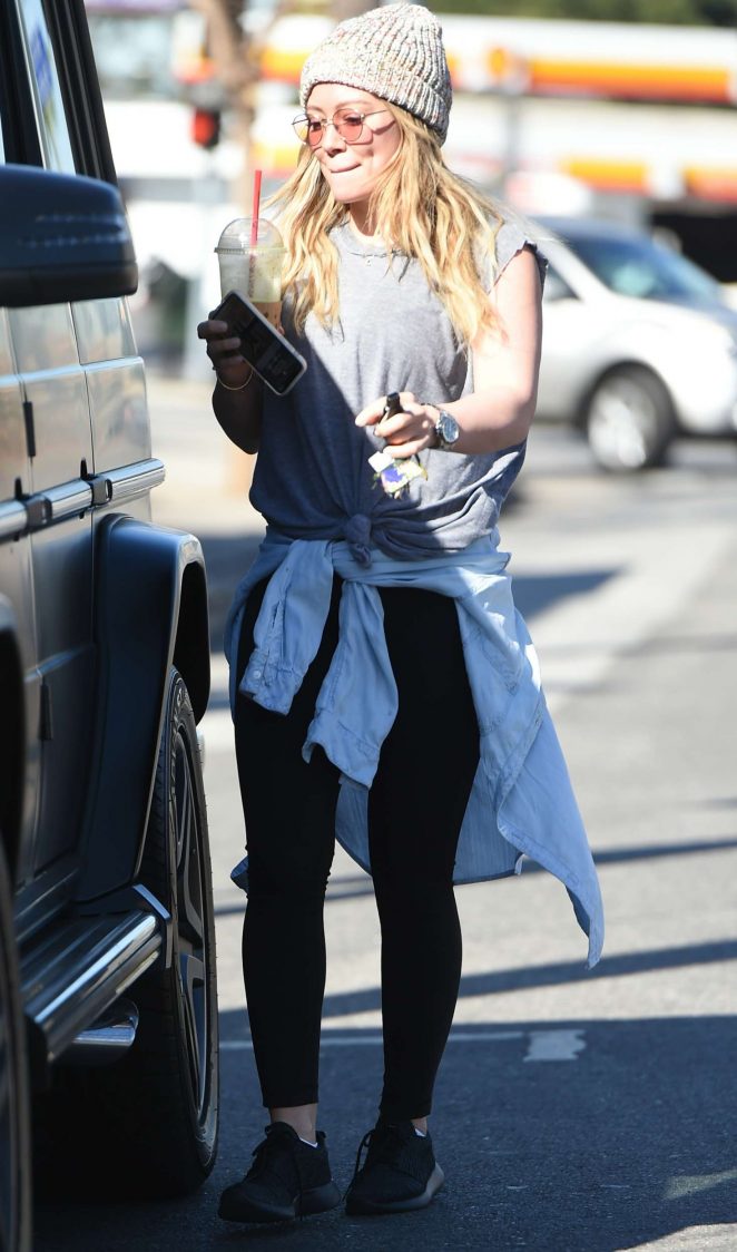 Hilary Duff out in Los Angeles