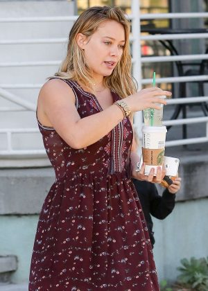 Hilary Duff - Out in Studio City