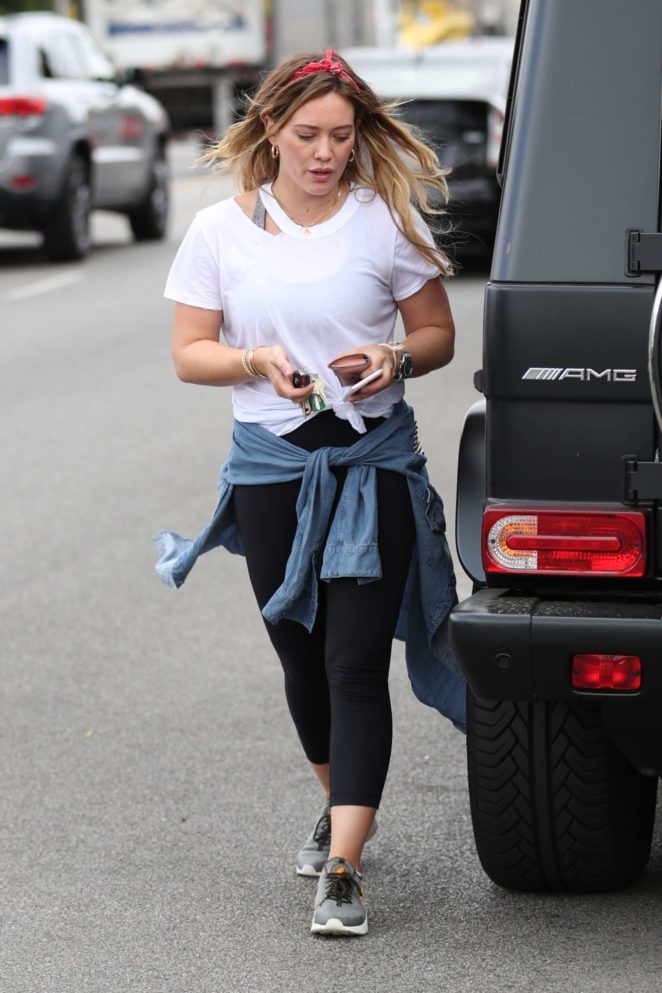 Hilary Duff - Out in West Hollywood