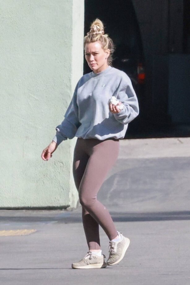 Hilary Duff - Seen after shopping in Studio City